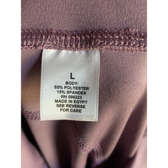 Freely Brand Women's Rose Pink Pocket Second Skin Workout Leggings Size Large - Picture 3 of 6
